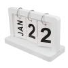 Yusat Vintage Flip Calendar, Monthly and Date Display, Wooden Desk Calendar view 4