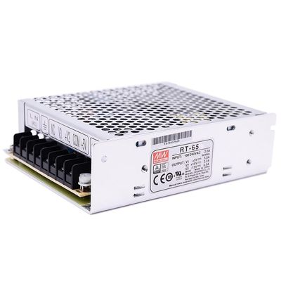 Mean Well RT Switching Power Supply, RT-65D, 65 W, 4 A