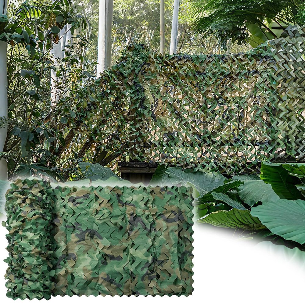 Camouflage Sun Shade Net 6.5 x 16.4 ft