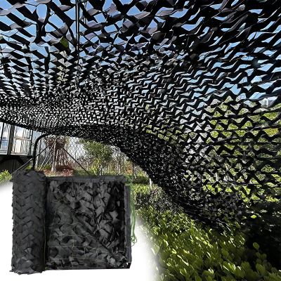 Black Camouflage Net 2 x 10 m (6.5 x 32.8 ft)