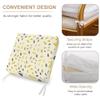 Hiseng Outdoor Seat Cushion Cover with Zipper, 3D Green Leaf Pattern, 64 x 64 x 10 cm, Style F view 2