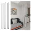 6-Piece Room Divider Set, Floor-to-Ceiling Wooden Slat Privacy Screens view 1