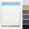 Pleated Window Blind 56 x 100 cm, No-Drill, Light-Filtering, White view 1