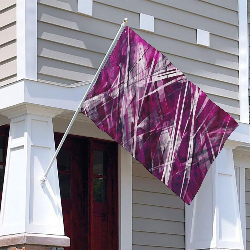 Double-Sided Garden Flag, 35 x 59 in, Colorful Summer Banner