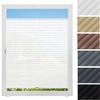Pleated Blind 48 x 105 cm, Easyfix, Light-Filtering, White, No Drilling view 1