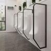 Wall-Mounted Urinal Privacy Partition for Public Restrooms view 2