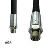 Hydraulic Hose 9,100 mm 2SN DN06, G1/4" Thread, AGR-AGR, 400 bar view 4