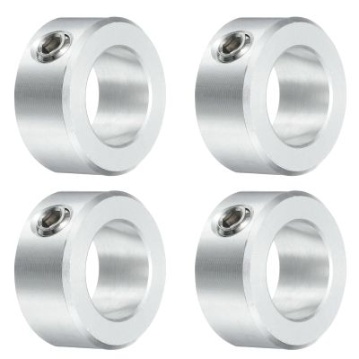QUARKZMAN 4-Piece Shaft Collar Set, 3/4" Bore, 1-1/4" OD, 9/16" Width, Aluminum Alloy Set-Screw Collars
