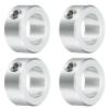 QUARKZMAN 4-Piece Shaft Collar Set, 3/4" Bore, 1-1/4" OD, 9/16" Width, Aluminum Alloy Set-Screw Collars view 1