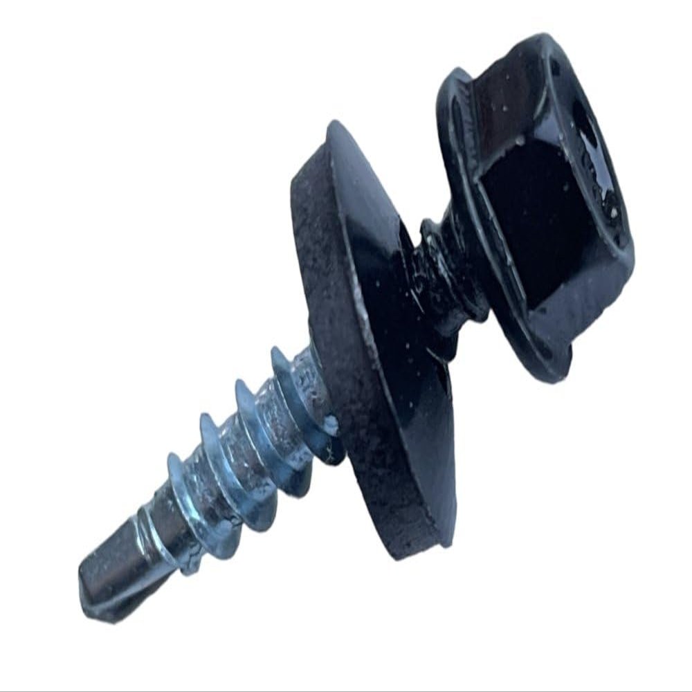 BK Shop Roofing Screws 4.8 x 28 mm Deep Black