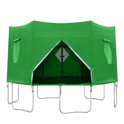 Outdoor Trampoline Sunshade Canopy for Round Trampolines, Waterproof UV-Resistant Tent Cover, 8 ft