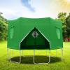 Outdoor Trampoline Sunshade Canopy for Round Trampolines, Waterproof UV-Resistant Tent Cover, 8 ft view 2
