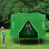 Outdoor Trampoline Sunshade Canopy for Round Trampolines, Waterproof UV-Resistant Tent Cover, 8 ft view 3
