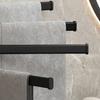 Wall-Mounted Aluminum Swivel Towel Rack with 180° Rotating Bars view 3
