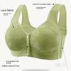 GDKRTNAJ Bras for Older Women, Cotton Front-Button Bras, Comfortable Practical Underwear (3pc/D,46) view 3
