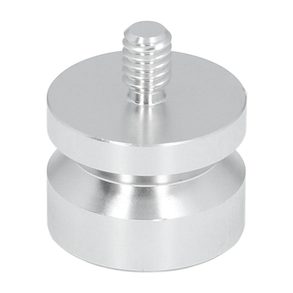 Aluminum Alloy Prism Pole Adapter, Quick-Release Adapter, 5/8 in-11 to 1-1/4 in-20, for GPS/RTK Total Station Bases