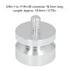 Aluminum Alloy Prism Pole Adapter, Quick-Release Adapter, 5/8 in-11 to 1-1/4 in-20, for GPS/RTK Total Station Bases view 2