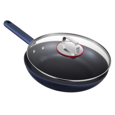 XUHONGYA Nonstick Omelet and Pancake Pan with Lid, 24 cm
