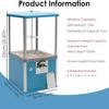 JJENXYYDS Commercial Vending Machine, Vintage Candy and Gumball Toy Dispenser for 1.77–1.97 in Gadgets, Blue view 4