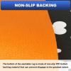 VAPOKF Kitchen Mat with Bone Pattern, Non-Slip, Washable, Absorbent, Black and White view 3