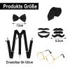 Tigvio Men's 1920s Mafia Costume Accessories Set view 2