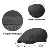 Tigvio Men's 1920s Mafia Costume Accessories Set view 3