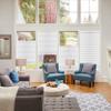 Pleated Blind, No-Drill Klemmfix, 70 x 125 cm, Honeycomb, White view 2
