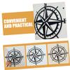 CAXUSD Metal Compass Wall Decor for Indoor and Outdoor Use view 4