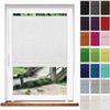Pleated Blind Without Drilling, Klemmfix, 68 x 90 cm, Light-Filtering Privacy and Sun Protection, White view 1