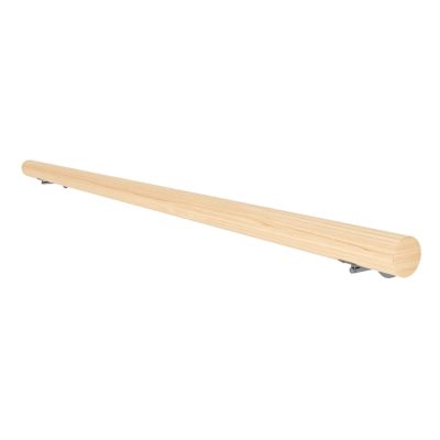 Wooden Stair Handrail, 50–150 cm, Wall-Mounted