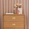Vintage Brass Bow Cabinet Knob for Drawers and Kitchens view 2