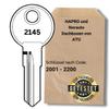 bayesen Replacement Key Compatible with HAPRO and Norauto Roof Boxes from ATU - Replacement Key for Ski Boxes and Bike Racks - Online Locksmith Service [Code - 2005] view 1