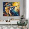 PAZZK Colorful Bird Duo Tapestry Wall Hanging, 3D Print, 130 x 150 cm view 4