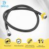 DRELD 2-Pack Flexible Faucet Hoses, 1/2" x 1/2", Stainless Steel, 40 cm view 4