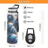 ODAWA Blue Sea Shells Water Bottle, Leakproof, with Silicone Straw, 900 ml view 3