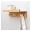 Generic Wall-Mounted Hook Rack, Towel and Coat Holder (Color: As Shown) view 1