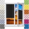 Pleated Blind, No-Drill Clamp-Fix, 74 x 110 cm, Black view 1
