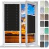 Pleated Blind, No-Drill Clamp-Fit, 88 x 210 cm, Black view 1