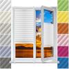 Pleated Blind, No-Drill Clamp-Fix, White, 44 x 215 cm view 1