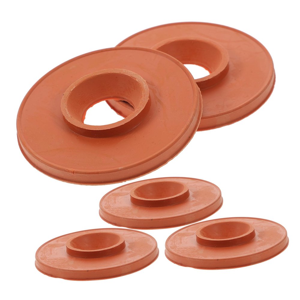 JECOMPRIS 5-Piece Smooth Rubber Stopper Buchner Funnel Filter Adapters