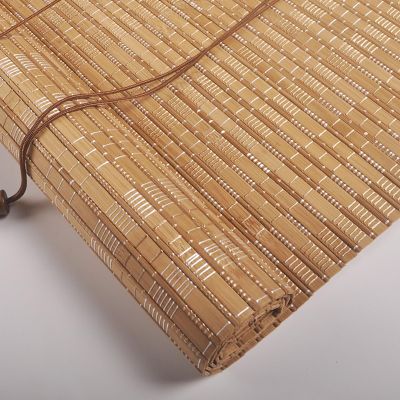 SGSKEIEY Wide Bamboo Roller Blind, Indoor/Outdoor, 115 x 150 cm, 80% Shading
