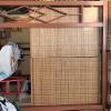 SGSKEIEY Wide Bamboo Roller Blind, Indoor/Outdoor, 115 x 150 cm, 80% Shading view 4