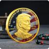 REZAJDUIE Commemorative Coin — 45th U.S. President Donald J. Trump Challenge Coin, Gold-Plated view 1