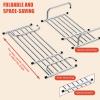 Wall-Mounted Folding Stainless Steel Drying Rack view 3