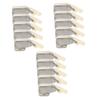Angoily 15-Piece Self-Locking Spring Latches for Cabinet Doors, Silver view 1