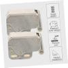 Angoily 15-Piece Self-Locking Spring Latches for Cabinet Doors, Silver view 2