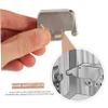 Angoily 15-Piece Self-Locking Spring Latches for Cabinet Doors, Silver view 4