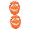 TOYANDONA 2-Piece Pumpkin Horror Masks for Halloween Cosplay Parties view 1