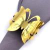 SKINPA 12-Piece Metal Butterfly Napkin Ring Set view 3