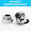 BLUMKRAFT Set of 2 F28 Faucet Adapters, Gold-Plated Solid Brass, 28 mm Female to 22 mm Male (F28-M22 / M22-F28) view 3